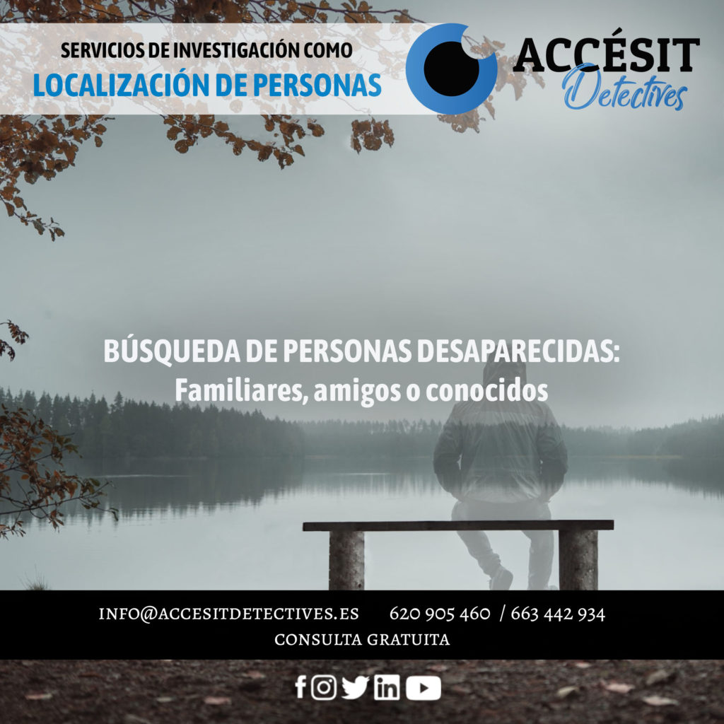 localización de personas desaparecidas en Valladolid